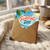 Birthday Card, Tropical Beach Surfing Greeting Card