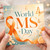 Birthday Card, Orange Awareness Ribbon Butterfly Floral Greeting Card