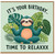 Birthday Card, Funny Sloth Birthday Card, Time to Relaxxx