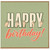 Birthday Card, Happy Birthday Card with Hand Gesture Design