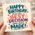 Birthday Card, for na - Happy Birthday from the Best Decision You Ever Made