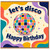Birthday Card, Let's Disco Retro Disco Ball Birthday Card