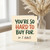 Birthday Card, Funny Hard to Buy For Card