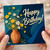 Birthday Card, Floral Vase Birthday Greeting Card