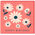 Birthday Card, Floral Daisy Birthday Card