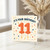 11th Birthday Card - It's Your Birthday! Big Orange Balloon Number 11 with Colourful Confetti - Fun Kids/Tween Card