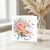 Birthday Card, Floral Bouquet Design with Butterflies