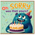 Birthday Card, Funny Apology Card with Monster and Birthday Cake