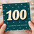 100th Birthday Card, Wonderful One Hundred Crown Design