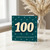 100th Birthday Card, Wonderful One Hundred Crown Design