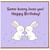 Birthday Card, Cute Bunny Love Card