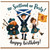 Birthday Card, No Scotland No Party Happy Birthday Card