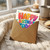 Birthday Card, Colourful Retro Typography Birthday Card