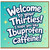 30th Birthday Card, Welcome to Your Thirties Funny Card