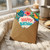 Birthday Card, Tropical Parrot and Jungle Flowers Design