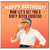 Birthday Card, Rude Birthday Card with Cocktail Illustration