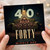 40th Birthday Card, Funny Middle Age Card