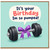 Birthday Card, It's Your Birthday I'm So Pumped Dumbbell Card