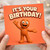 Birthday Card, It's Your Birthday Funny Cartoon Character Card
