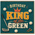 Birthday Card, Birthday King of the Green Golf Card