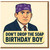 Funny Rude Birthday Card for Him - Cartoon Man in Suit with Purple Bandana - 'DON'T DROP THE SOAP BIRTHDAY BOY' - Cheeky Banter Card for Mates, Boyfriend, Brother