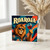 Birthday Card, Roaroja Retro Party Card