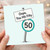 50th Birthday Card, Oops You Hit Fifty Funny Age 50 Card