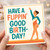 Gymnastics Birthday Card - Have a Flippin' Good Birthday - Funny Pun Card for Gymnast Lovers, Kids, Teens or Adults