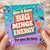 Birthday Card, Give It Some Big Minge Energy For Your Birthday Retro Party Card