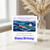 Birthday Card, Funny Happy Birthday Card with Cake in the Sea