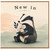 Birthday Card, Cute Badger with Flowers Greeting Card