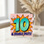 10th Birthday Card, Double Digits Comic Style Design