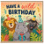 Birthday Card, Cute Safari Animals Birthday Card