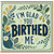 Birthday Card, I'm Glad You Birthed Me Funny Floral Card