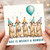 Birthday Card, Age Is Merely A Number Meerkat Birthday Card