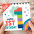 1st Birthday Card, Happy 1st Birthday Card
