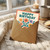 Happy Birthday Card - Floral Bouquet in Terracotta Vase, Bold Lettering, Cheerful Illustrated Flowers