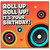Birthday Card, Roll Up Roll Up It's Your Birthday Retro Style Card