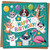 Happy Birthday Animals Party Card 145mm x 145mm - Cute Dogs, Cats, Giraffe & Flamingo, Colourful Balloons Design, Fun Greeting Card for Kids or Adults, Includes Kraft Envelope