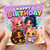 Birthday Card, Cute Cartoon Happy Birthday Card