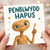 Birthday Card, Welsh Penblwydd Hapus Alien Greeting Card