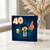 40th Birthday Card, Funny Naughty Beer Card