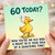 60th Birthday Card, Funny Old Bird Duck Pun Card