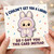 Birthday Card, Funny Cute Alternative Gift Card