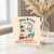 Birthday Card, Happy Birthday Style Initial Card, Summer Beach Themed Birthday Card