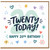 20th Birthday Card, Twenty Today Happy 20th Birthday Card