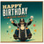 Birthday Card, Midlife Crisis Biker Happy Birthday Card