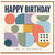 Birthday Card, Modern Geometric Design, Time to Celebrate