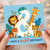 2nd Birthday Card, Have a Wild Birthday Jungle Animals