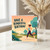 Birthday Card, Have A Wonderful Birthday Running Woman Illustration